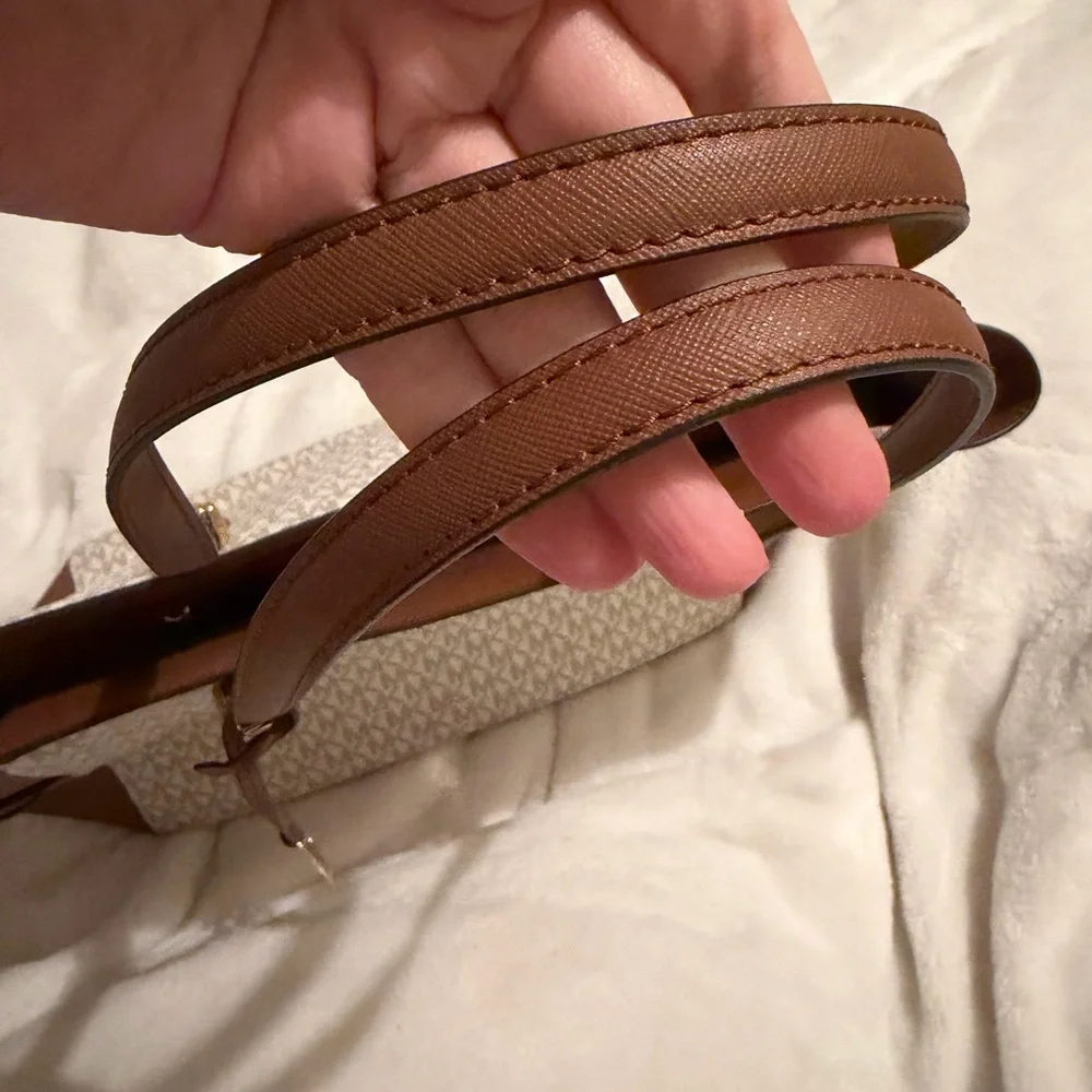 Michael Kors Brown & Tan Signature Tote